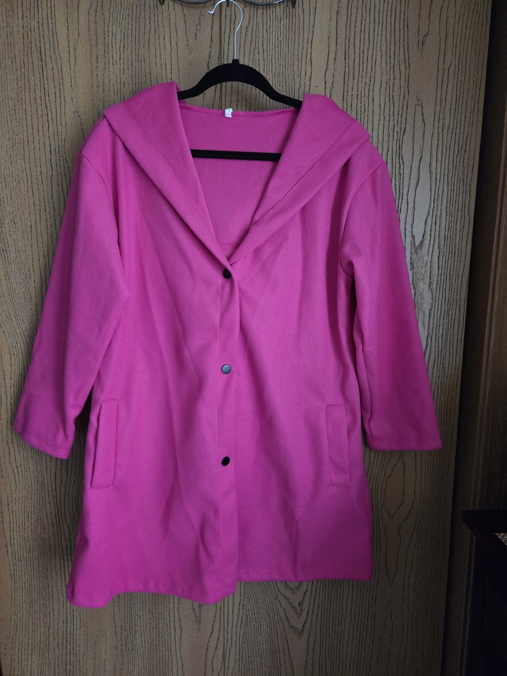 Pink Women's Hooded Coat - Unbranded